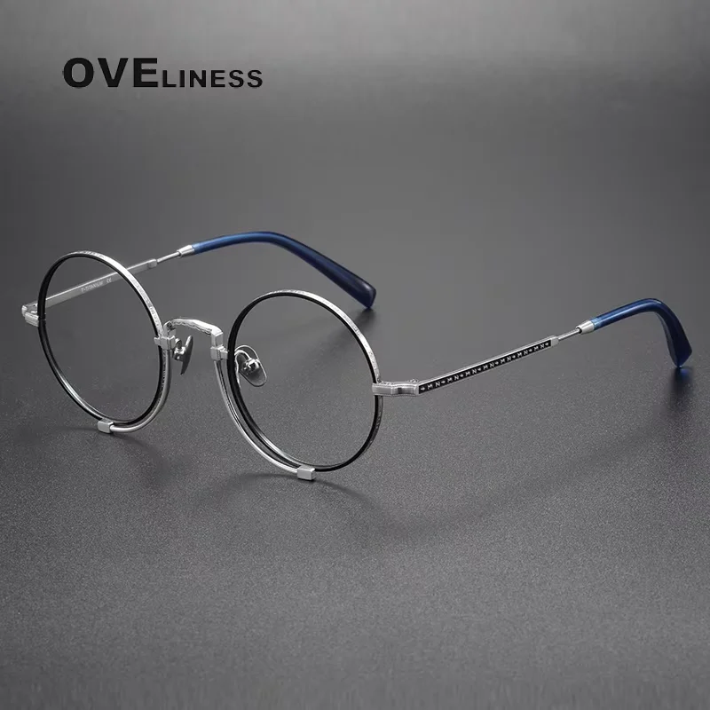 Pure Titanium Glasses Frame Men 2025 New Retro Round Eyeglasses Women Vintage Eyewear spectacles
Pure Titanium Glasses Frame Men 2025 New Retro Round Eyeglasses Women Vintage Eyewear spectacles