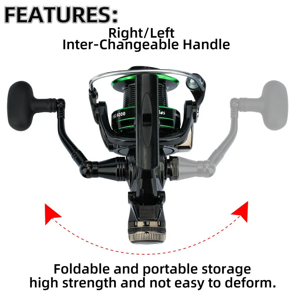 New Hot Dual Drag No Gap All Metal Shallow Spool Spinning Reels Long Cast Reservoir Saltwater Freshwater Bass Perch Trout Tackle
New Hot Dual Drag No Gap All Metal Shallow Spool Spinning Reels Long Cast Reservoir Saltwater Freshwater Bass Perch Trout Tackle