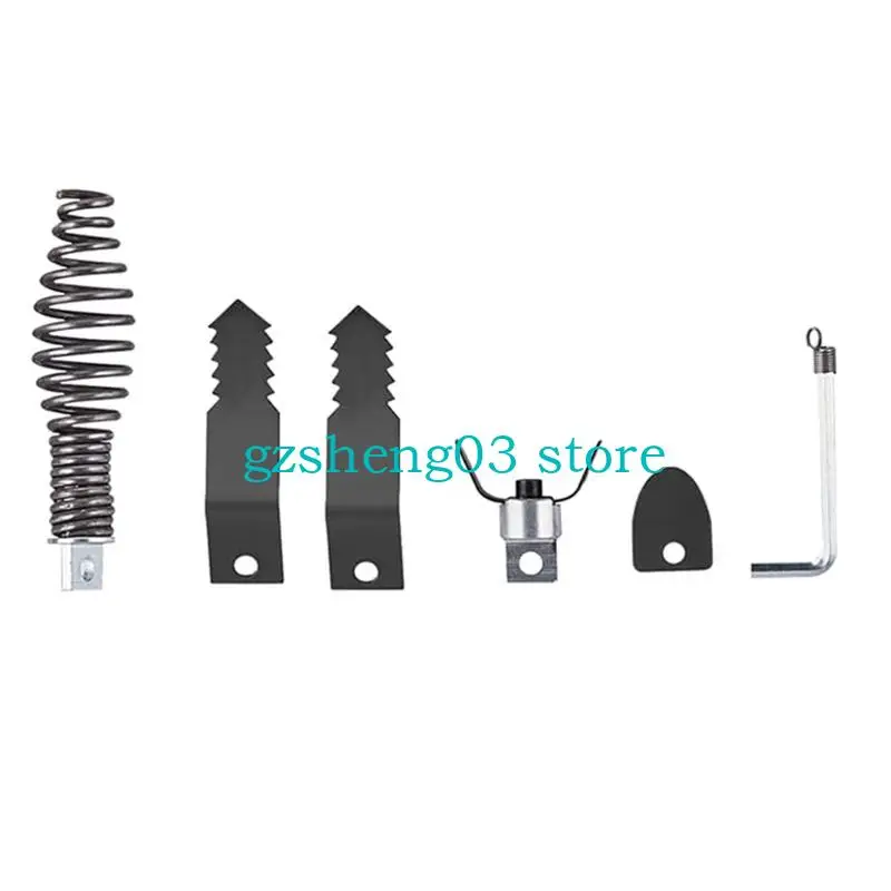 U75C Strength Steel Drain Snakes Drill Attachment Set Cutter Head Set For 4-8In Pipe Cleaning Machines for PioneerWork
U75C Strength Steel Drain Snakes Drill Attachment Set Cutter Head Set For 4-8In Pipe Cleaning Machines for PioneerWork