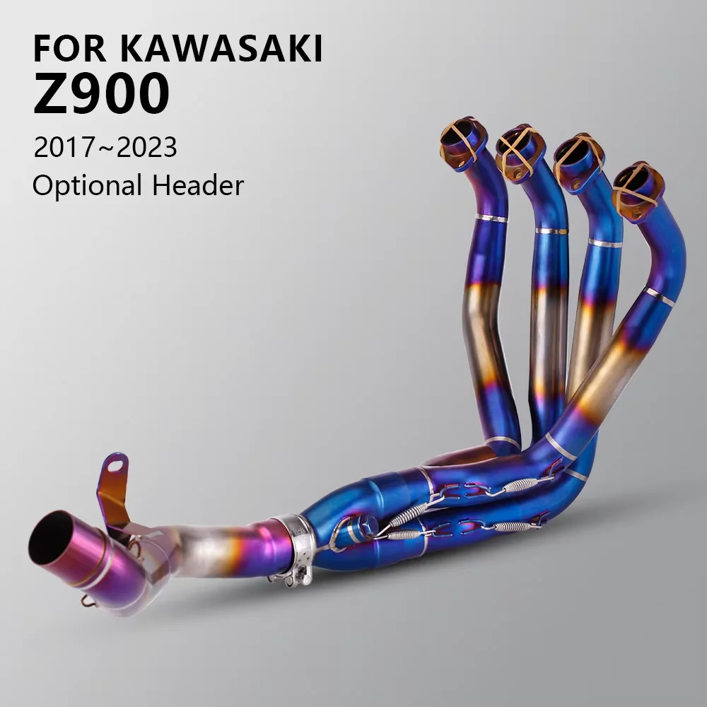 Slip On For Kawasaki Z900 2017-2023 Motorcycle Exhaust Titanium Alloy Escape Front Link Pipe Connect Original Or 51mm Muffler
Slip On For Kawasaki Z900 2017-2023 Motorcycle Exhaust Titanium Alloy Escape Front Link Pipe Connect Original Or 51mm Muffler