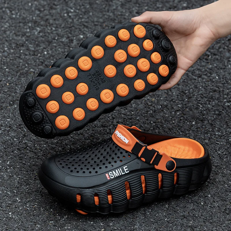 Hole shoes men's slippers fashionable outer wear non-slip high-end summer outdoor home indoor non-smelly feet men's shoes
Hole shoes men's slippers fashionable outer wear non-slip high-end summer outdoor home indoor non-smelly feet men's shoes
