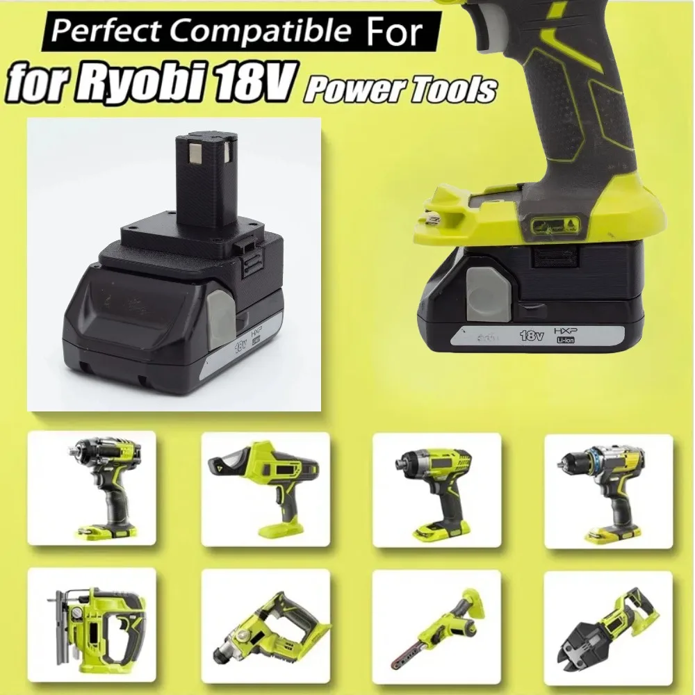 1 X Battery Converter/Adapter for HITACHI/Hikoki HXP 18V Li-ion Battery TO Ryobi ONE+ 18V/20V Power Tools (Only Adapter)
1 X Battery Converter/Adapter for HITACHI/Hikoki HXP 18V Li-ion Battery TO Ryobi ONE+ 18V/20V Power Tools (Only Adapter)