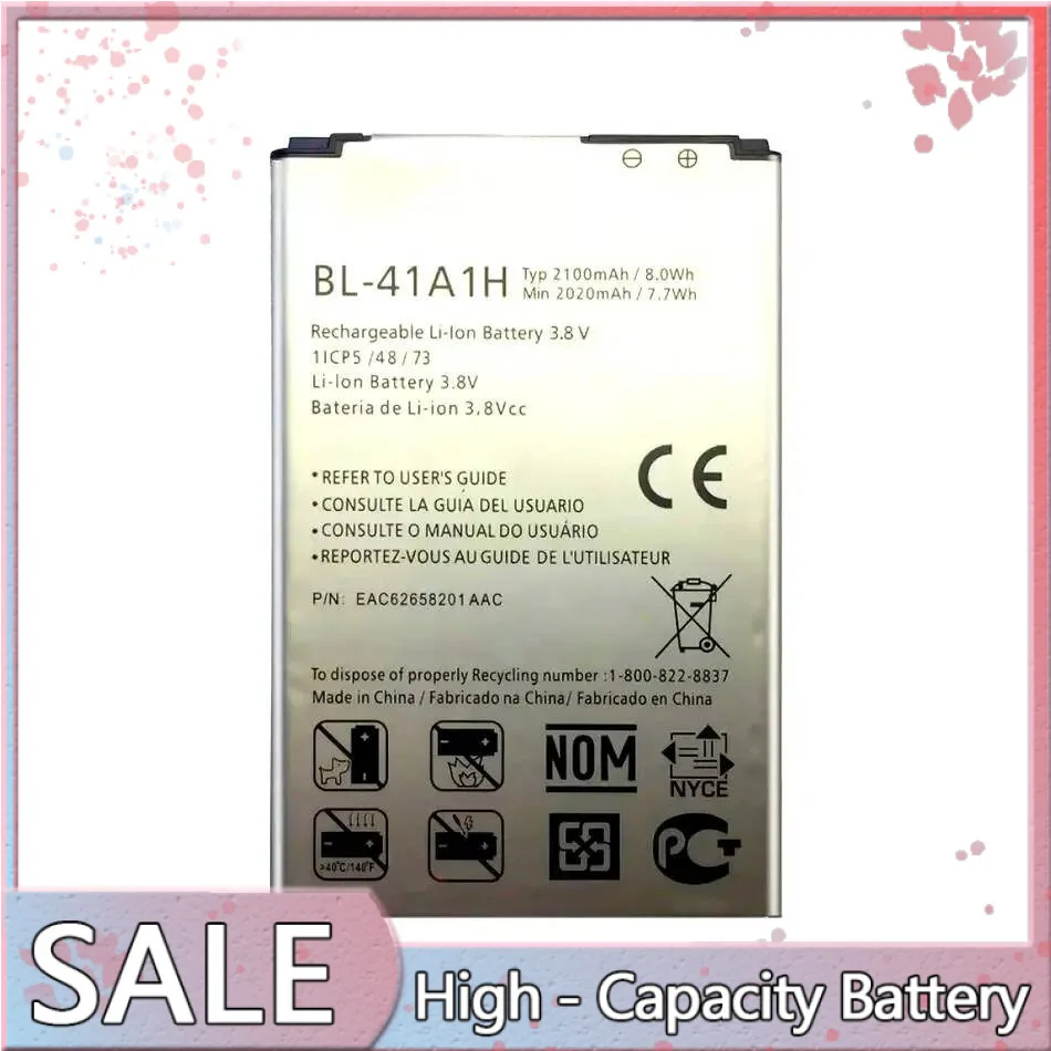 Аккумулятор мобильного телефона BL-41A1H 2100 мАч для LG Optimus F60 MS395 D390N Tribute VS810PP Transpyre LS660 BL 41A1H BL-41A1HB
Аккумулятор мобильного телефона BL-41A1H 2100 мАч для LG Optimus F60 MS395 D390N Tribute VS810PP Transpyre LS660 BL 41A1H BL-41A1HB