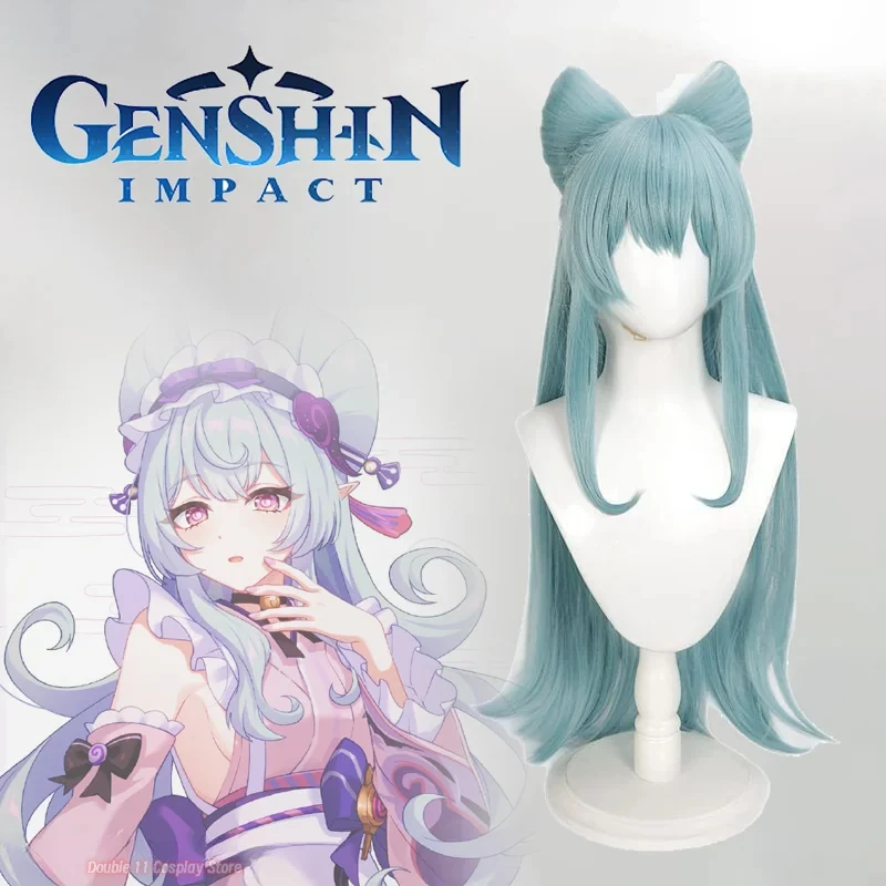 New Game Genshin Impact Yumemizuki Mizuki Cosplay Cosplay Wig Adult Women Green Curly Hair Heat Resistant Synthetic Wigs Prop
New Game Genshin Impact Yumemizuki Mizuki Cosplay Cosplay Wig Adult Women Green Curly Hair Heat Resistant Synthetic Wigs Prop