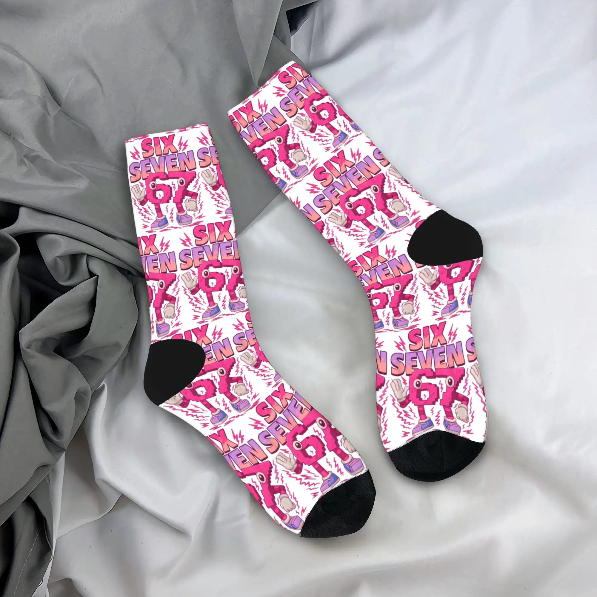 Розовый мем 67 Six Seven 6 7 итальянские забавные носки Brainrot, готические чулки, зимние антимужские носки, удобные спортивные носки на открытом воздухе
Розовый мем 67 Six Seven 6 7 итальянские забавные носки Brainrot, готические чулки, зимние антимужские носки, удобные спортивные носки на открытом воздухе