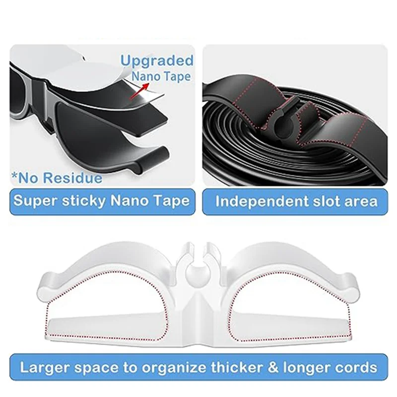 A36T-10PCS Cord Organizer, Power Cord Clip Charging Cord Storage And Finishing Cord Winder Wire Organizer
A36T-10PCS Cord Organizer, Power Cord Clip Charging Cord Storage And Finishing Cord Winder Wire Organizer