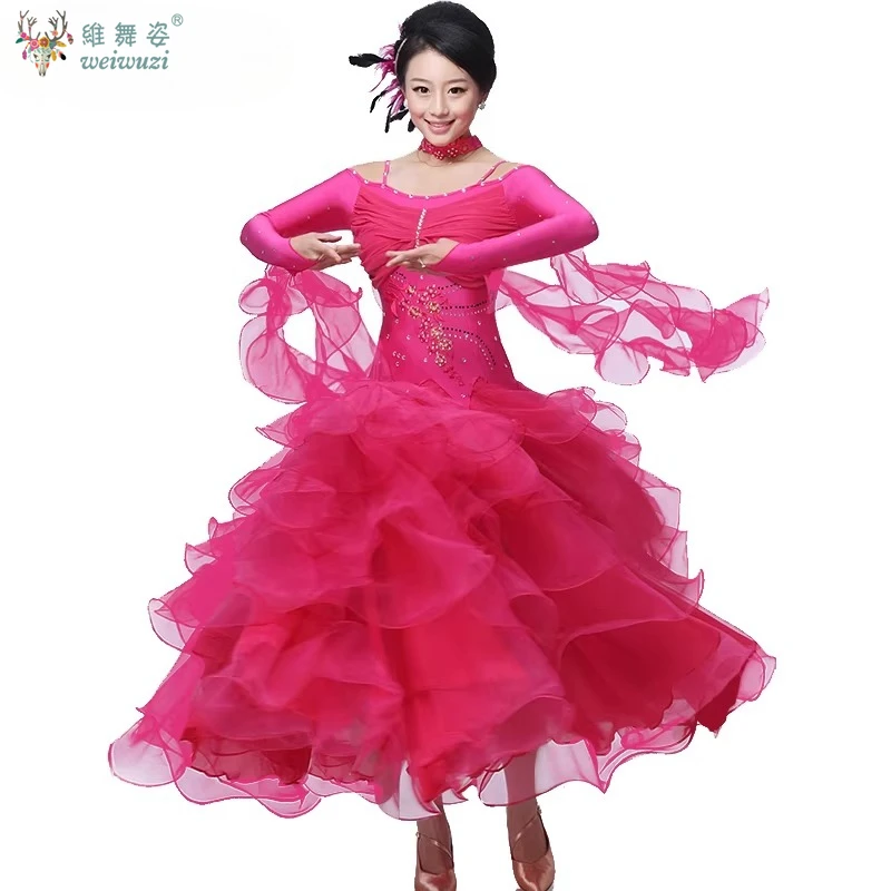 Modern Dance Dress Women's Big Swing Dancing Costume Practice Competition Stage Perfermance Waltz Tango Standard Dance Exquisite
Modern Dance Dress Women's Big Swing Dancing Costume Practice Competition Stage Perfermance Waltz Tango Standard Dance Exquisite