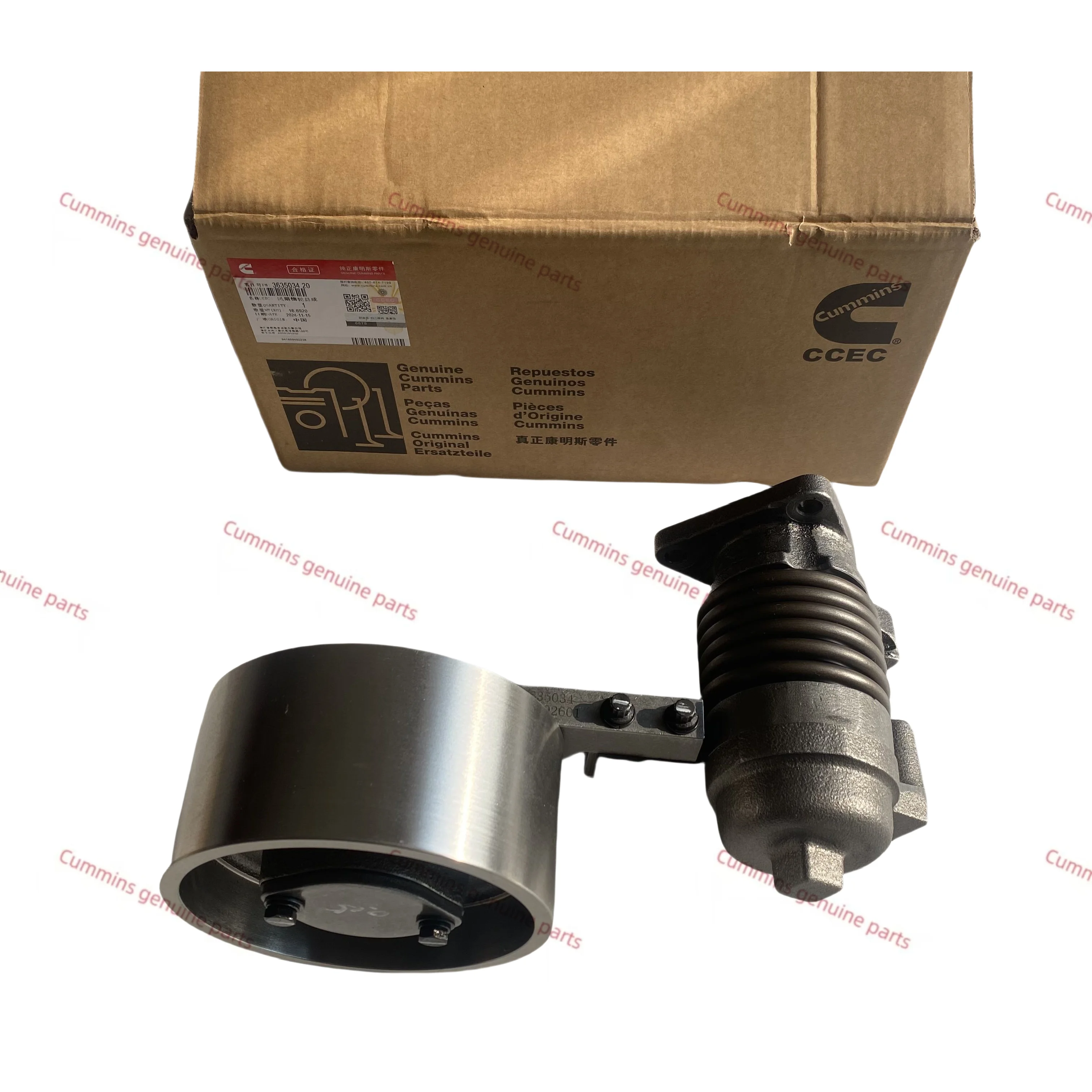 Cummins Original Trucks Engines 3635034 Cummins Machinery Engine Parts K19 3635034 Fan Idler Assebly
Cummins Original Trucks Engines 3635034 Cummins Machinery Engine Parts K19 3635034 Fan Idler Assebly