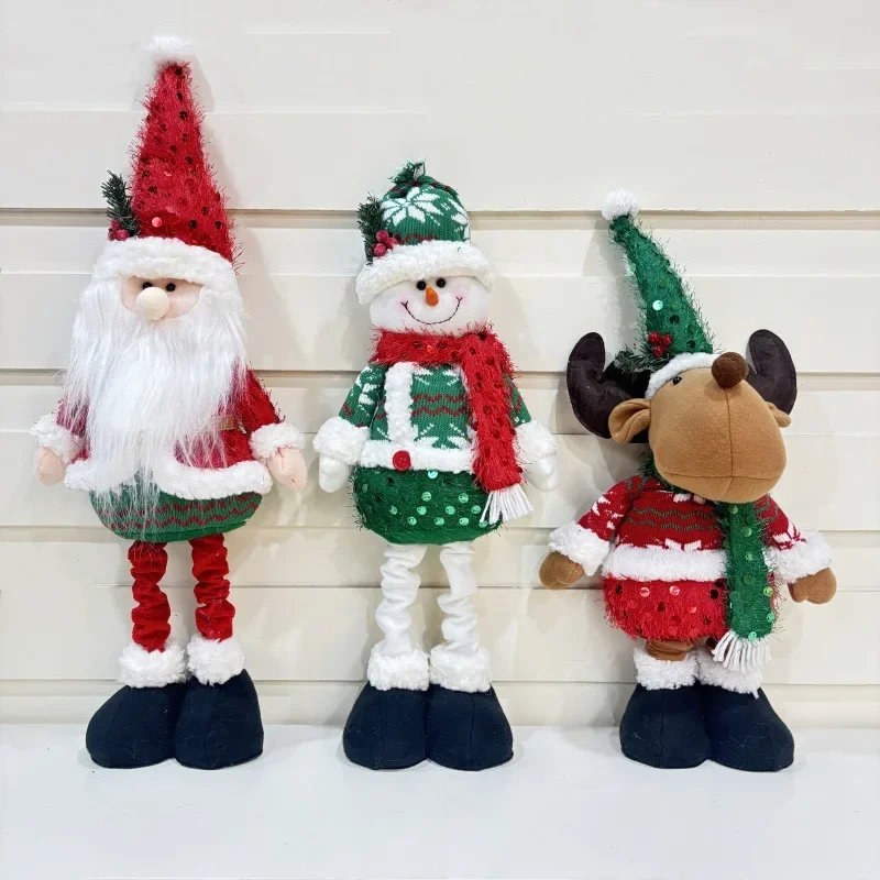 Телескопическая Санта-Клаус, снеговик, олень, рождественская плюшевая кукла, украшение для дома, длинноногие стоячие украшения, новогодний подарок, игрушка
Телескопическая Санта-Клаус, снеговик, олень, рождественская плюшевая кукла, украшение для дома, длинноногие стоячие украшения, новогодний подарок, игрушка
