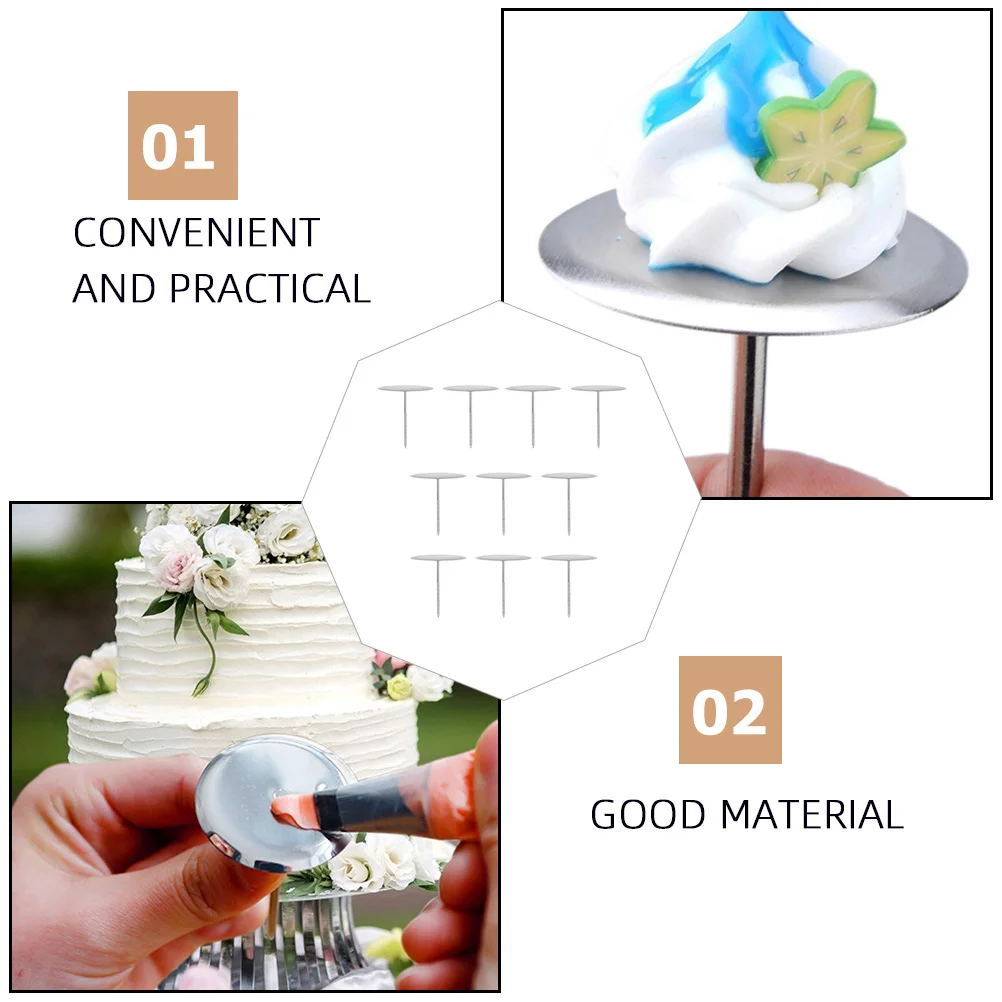 10 Pcs Baking Piping Nails DIY Cream Tools Cake Flower Molds Decorations Reusable Washable Harmless Accessories For Cupcakes
10 Pcs Baking Piping Nails DIY Cream Tools Cake Flower Molds Decorations Reusable Washable Harmless Accessories For Cupcakes