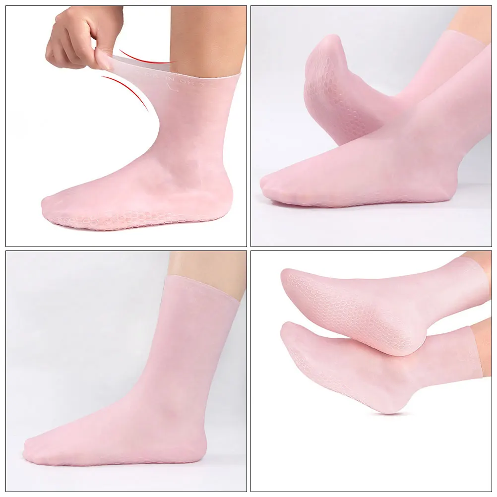 Silicone Socks Anti-crack Foot Masks Moisturizing Dry Feet Cracked Care for Women Anti-cracking Covers Moisturizer
Silicone Socks Anti-crack Foot Masks Moisturizing Dry Feet Cracked Care for Women Anti-cracking Covers Moisturizer