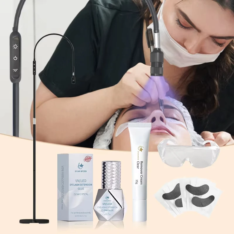 LED Eyelash Extension Kit LED Eyelash Light UV Lash Glue Beam Light Eyelash System Set UV Lamp for Lashes Adhesive
LED Eyelash Extension Kit LED Eyelash Light UV Lash Glue Beam Light Eyelash System Set UV Lamp for Lashes Adhesive