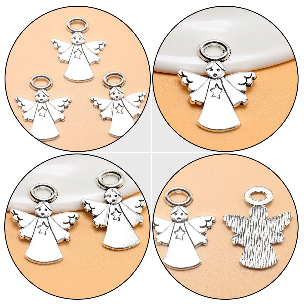 20Pcs Alloy Exquisite Praying Angel Pendant Creative Blessing Decoration Jewelry Making Charms Accessories
20Pcs Alloy Exquisite Praying Angel Pendant Creative Blessing Decoration Jewelry Making Charms Accessories