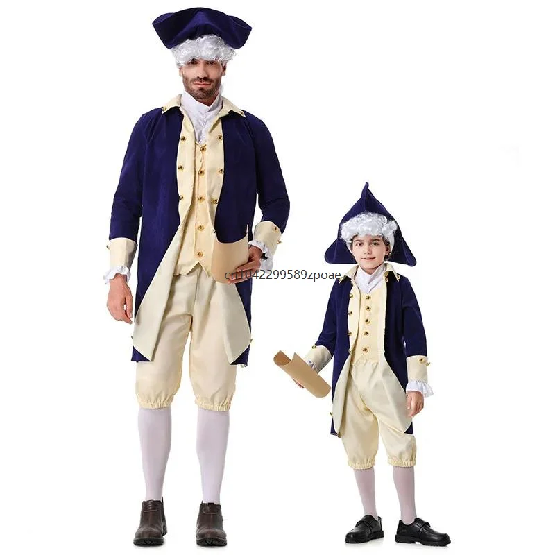 Renaissance Military Uniform Role Playing Costume Adult Men Niño Tuxedo Prince Medieval Parent Enfant Costume Stage Performance
Renaissance Military Uniform Role Playing Costume Adult Men Niño Tuxedo Prince Medieval Parent Enfant Costume Stage Performance
