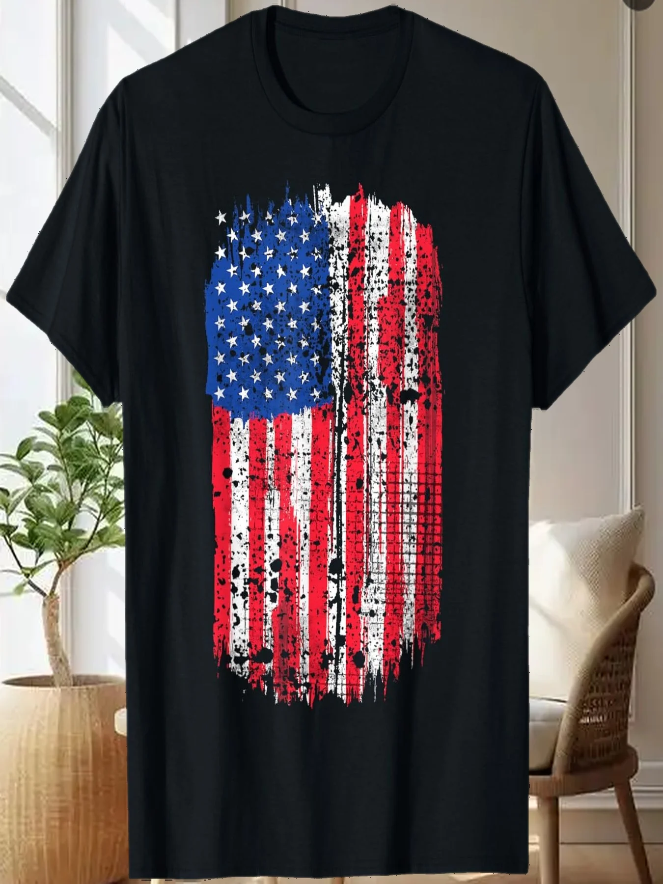 Футболка с американским флагом США и флагом США на 4 июля — такой же пункт для мужчин и женщин
Футболка с американским флагом США и флагом США на 4 июля — такой же пункт для мужчин и женщин