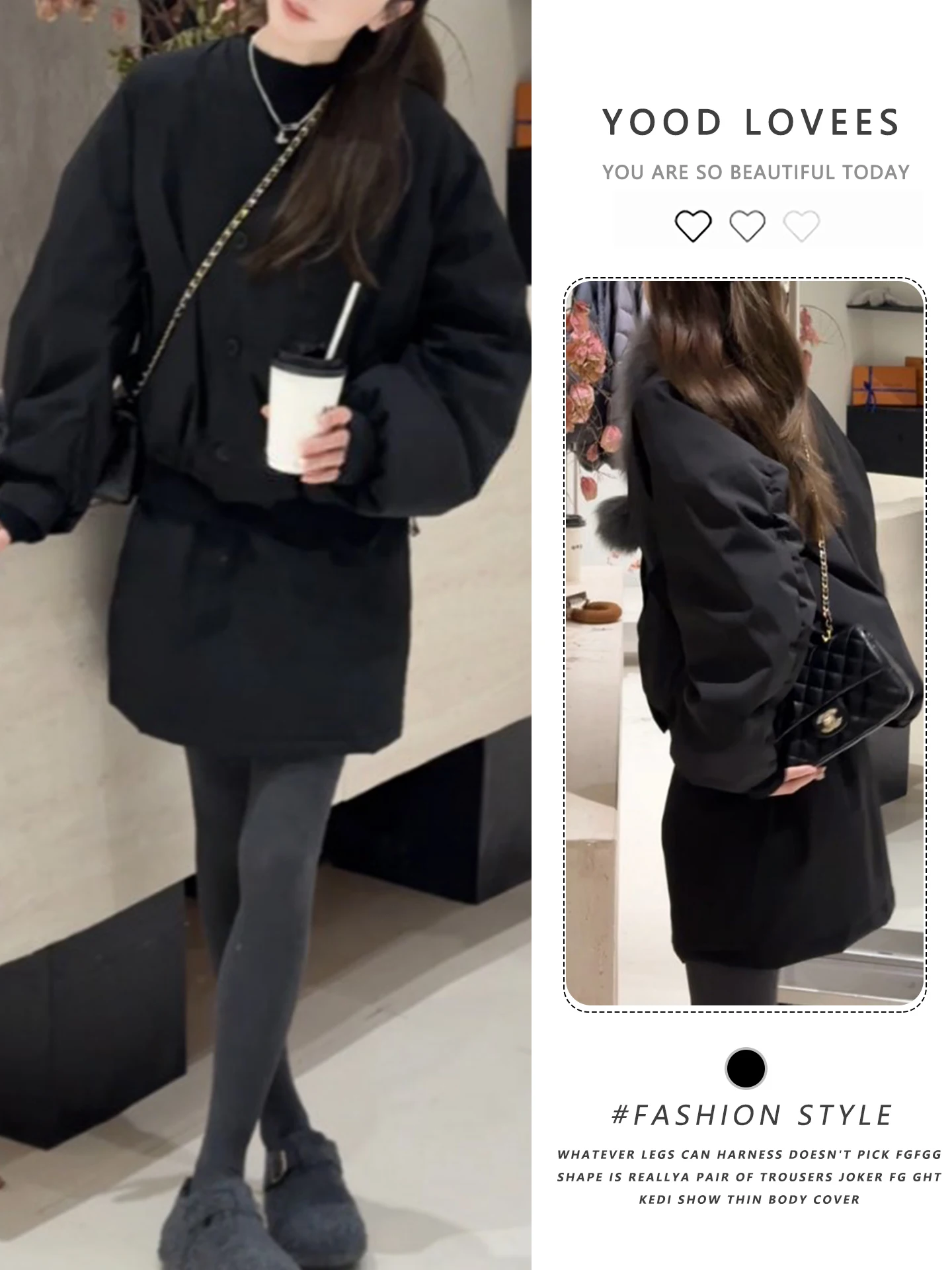 Chic Winter Cotton Jacket High Waist Skirt Two Piece Set Stylish Ageless Trendy Warm Loose Fit Commute Fashion for Women
Chic Winter Cotton Jacket High Waist Skirt Two Piece Set Stylish Ageless Trendy Warm Loose Fit Commute Fashion for Women