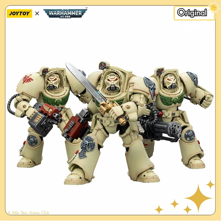 【Pre Sale】JOYTOY 1/18 Action Figure Warhammer 40000 Dark Angels Deathwing Terminator 1/2/3 with Power Sword and Storm Bolter
【Pre Sale】JOYTOY 1/18 Action Figure Warhammer 40000 Dark Angels Deathwing Terminator 1/2/3 with Power Sword and Storm Bolter