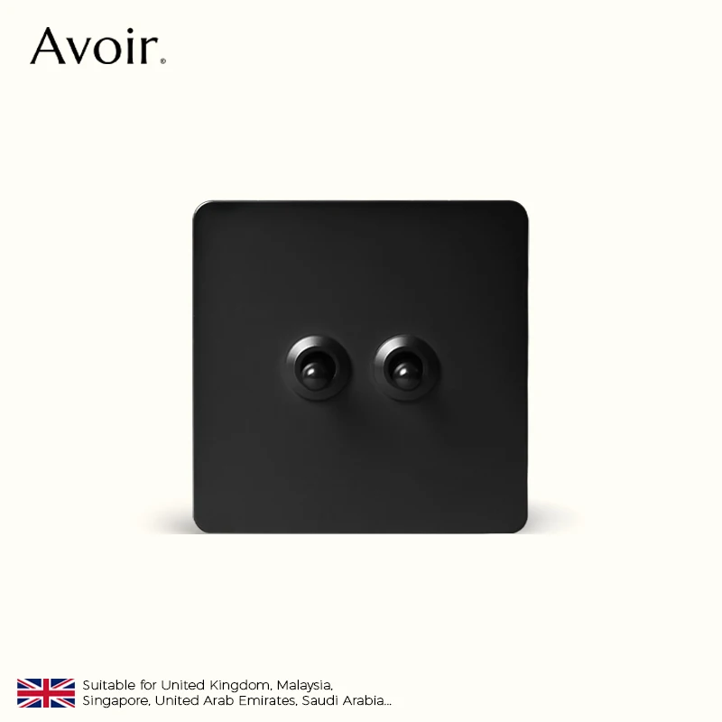Avoir Black Dimmer Light Switch Wall Socket UK Metal Panels Retro Toggle Switch Wall Lamp Switch Home Improvements Switches 220v
Avoir Black Dimmer Light Switch Wall Socket UK Metal Panels Retro Toggle Switch Wall Lamp Switch Home Improvements Switches 220v