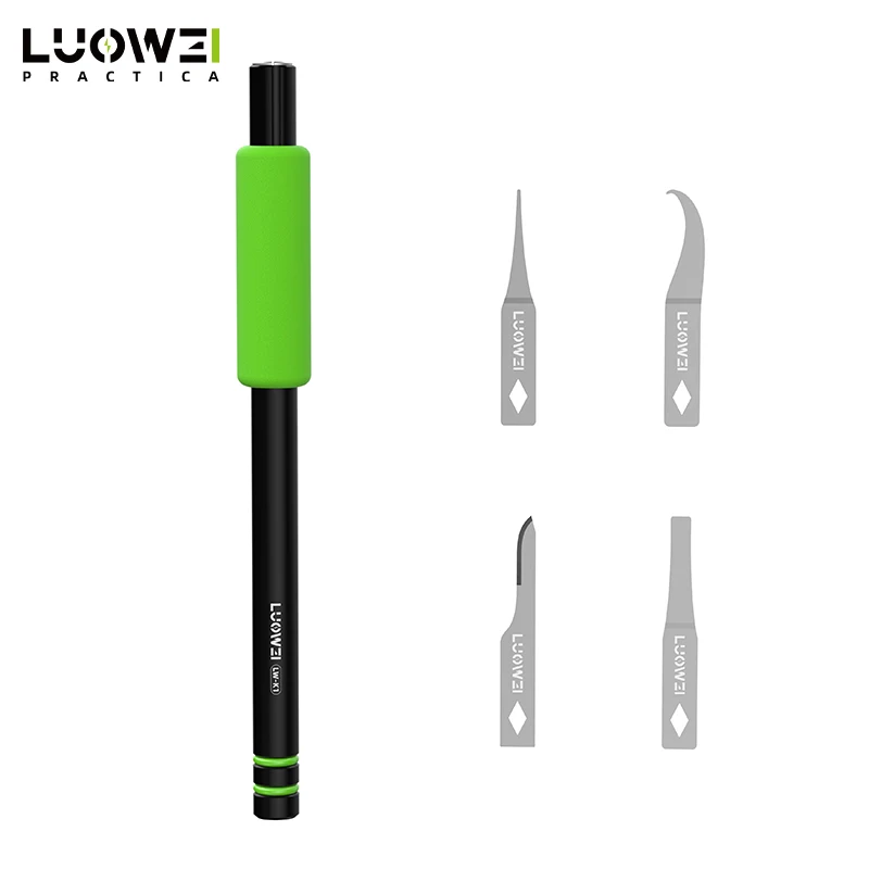 LUOWEI LW-K1 чип для удаления клея с жестким диском, набор ножей для материнской платы, скребок для чипов BGA, инструмент для разборки с 4 лезвиями
LUOWEI LW-K1 чип для удаления клея с жестким диском, набор ножей для материнской платы, скребок для чипов BGA, инструмент для разборки с 4 лезвиями