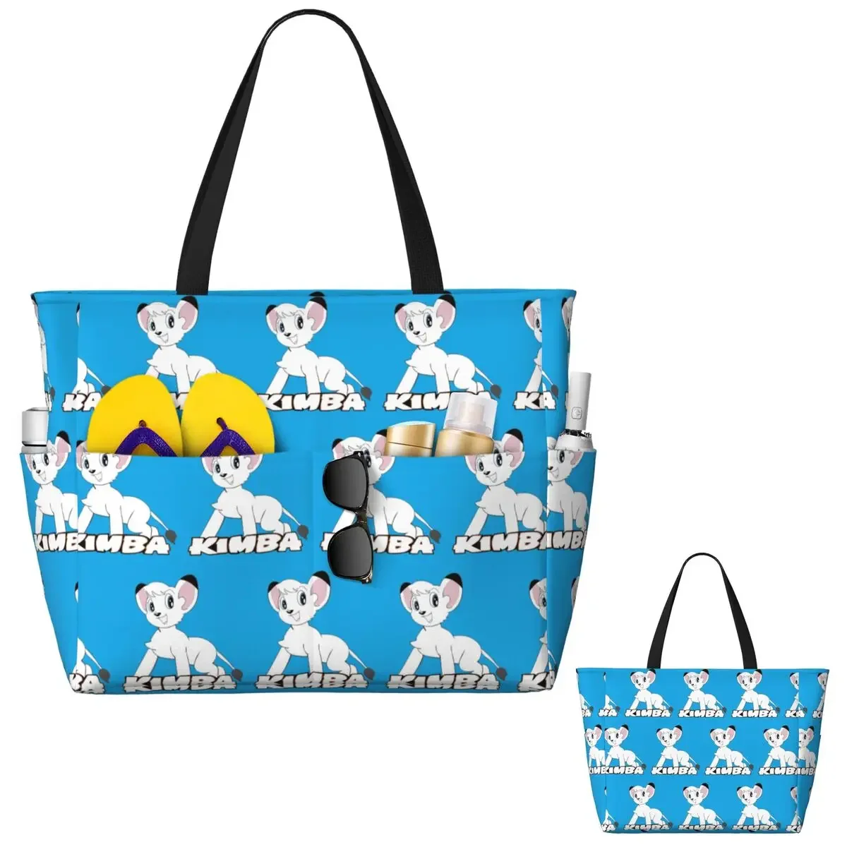 Kimba White Lion Beach Tote Bag Sport Gym Yoga Duffle Large Tote Bag Women Travel Bag Fitness bag
Kimba White Lion Beach Tote Bag Sport Gym Yoga Duffle Large Tote Bag Women Travel Bag Fitness bag