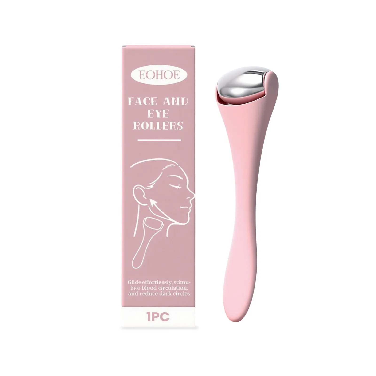 1pc Stainless Steel Ice Roller Eye Cream Stick Dual-Use Eye Cream Spoon Face Ice Dressing Beauty Stick Face Massager
1pc Stainless Steel Ice Roller Eye Cream Stick Dual-Use Eye Cream Spoon Face Ice Dressing Beauty Stick Face Massager
