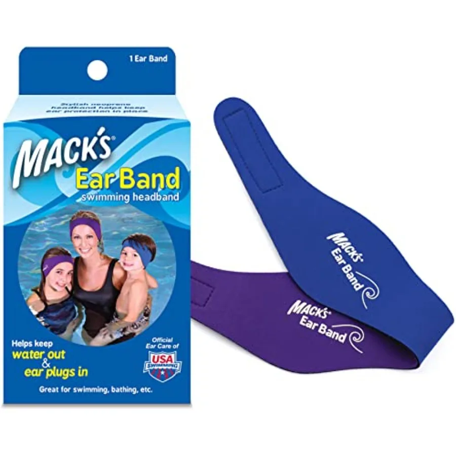 Mack's Swimming Headband Best Swimmer's Headband Doctor Recommended to Keep Water Out and Hold Ear Plugs in - Official Swimming
Mack's Swimming Headband Best Swimmer's Headband Doctor Recommended to Keep Water Out and Hold Ear Plugs in - Official Swimming
