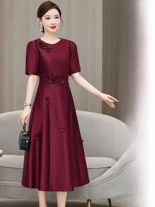 Elegant Wedding Dress for Women High Waist A-Line Skirt Polyester Fiber Short Sleeve round Neckline Wedding Attire plus Size
Elegant Wedding Dress for Women High Waist A-Line Skirt Polyester Fiber Short Sleeve round Neckline Wedding Attire plus Size
