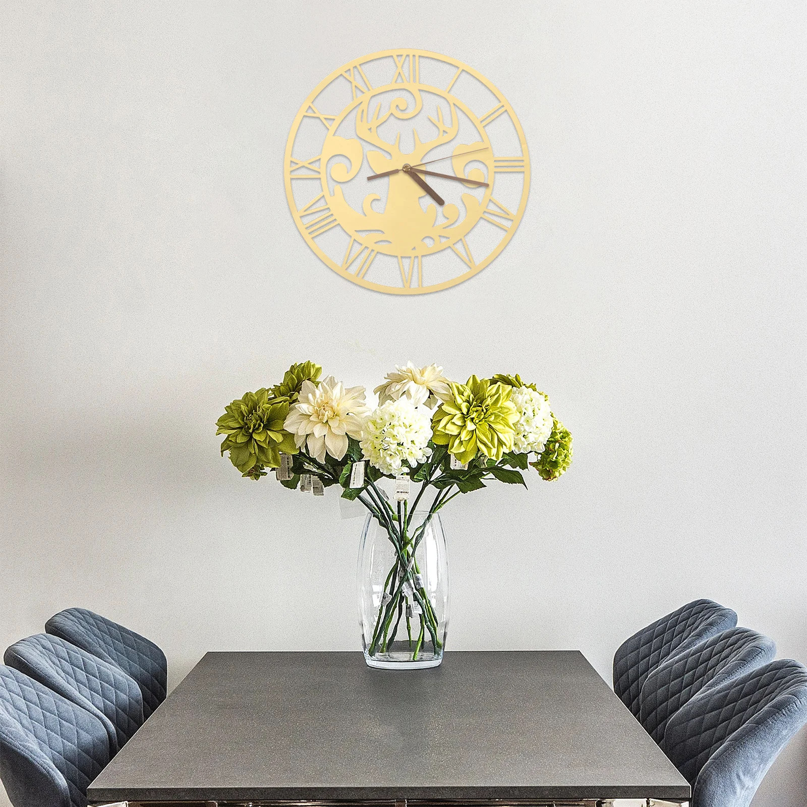 Round Reindeer Acrylic Mirror Wall Sticker Roman Numerals DIY Clock DIY Home Decor Living Room Bedroom Office Reflective Surface
Round Reindeer Acrylic Mirror Wall Sticker Roman Numerals DIY Clock DIY Home Decor Living Room Bedroom Office Reflective Surface