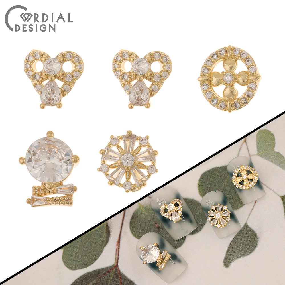 Cordial Design 50Pcs DIY Fingernail Accessories/Cubic Zircon/Round Shape/Genuine Gold Plating/Jewelry Findings & Components
Cordial Design 50Pcs DIY Fingernail Accessories/Cubic Zircon/Round Shape/Genuine Gold Plating/Jewelry Findings & Components
