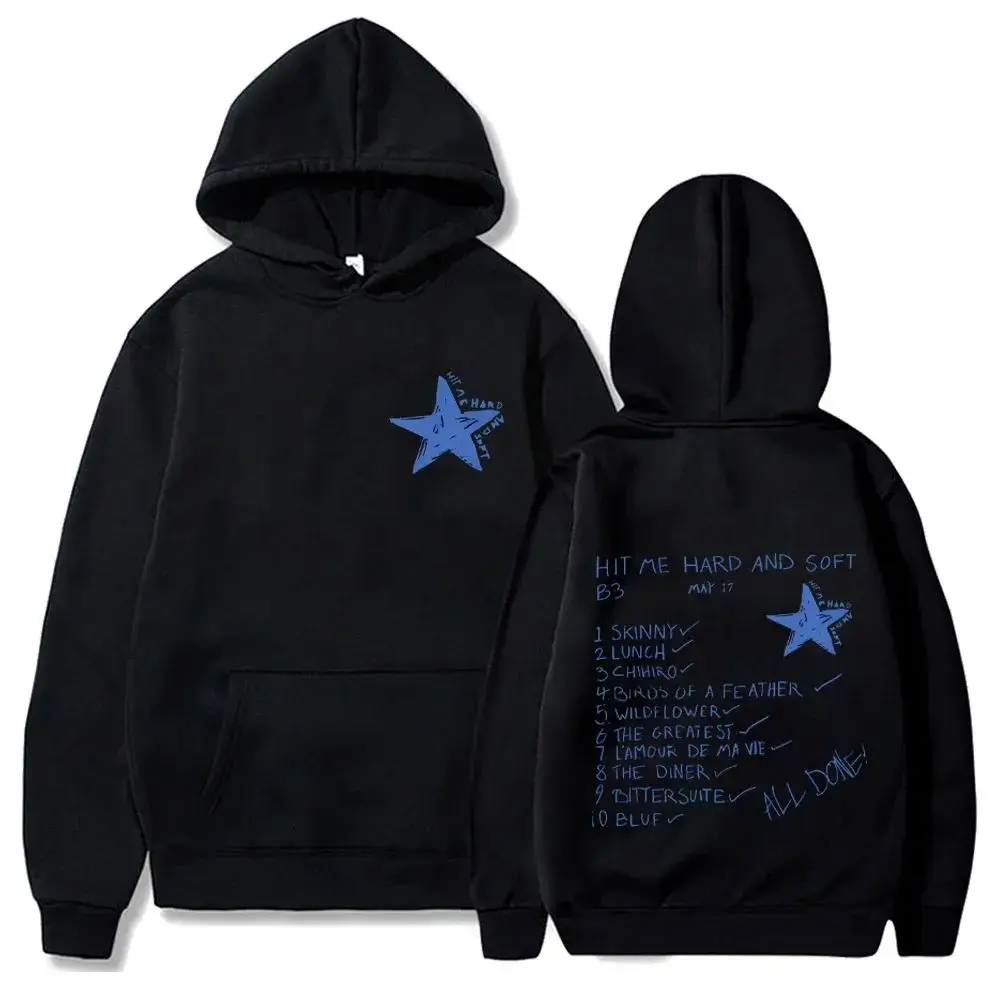 Hit Me Hard and Soft Tour Printed Hoodies Men's Women's Hooded Sweatshirts Sports Casual Long Sleeve Oversize Street Warm Hoodie
Hit Me Hard and Soft Tour Printed Hoodies Men's Women's Hooded Sweatshirts Sports Casual Long Sleeve Oversize Street Warm Hoodie