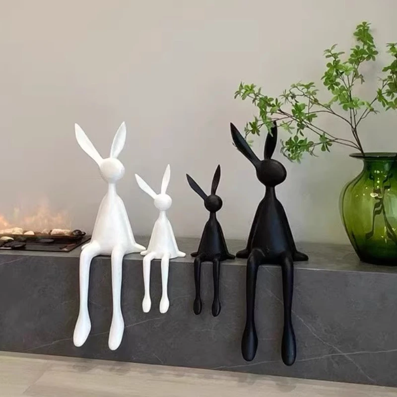 Creative Cartoon Ornaments Modern Living Room Home Decor Long Eared Sitting Rabbit Desktop Ornament Luxury Valentines Day Gift
Creative Cartoon Ornaments Modern Living Room Home Decor Long Eared Sitting Rabbit Desktop Ornament Luxury Valentines Day Gift