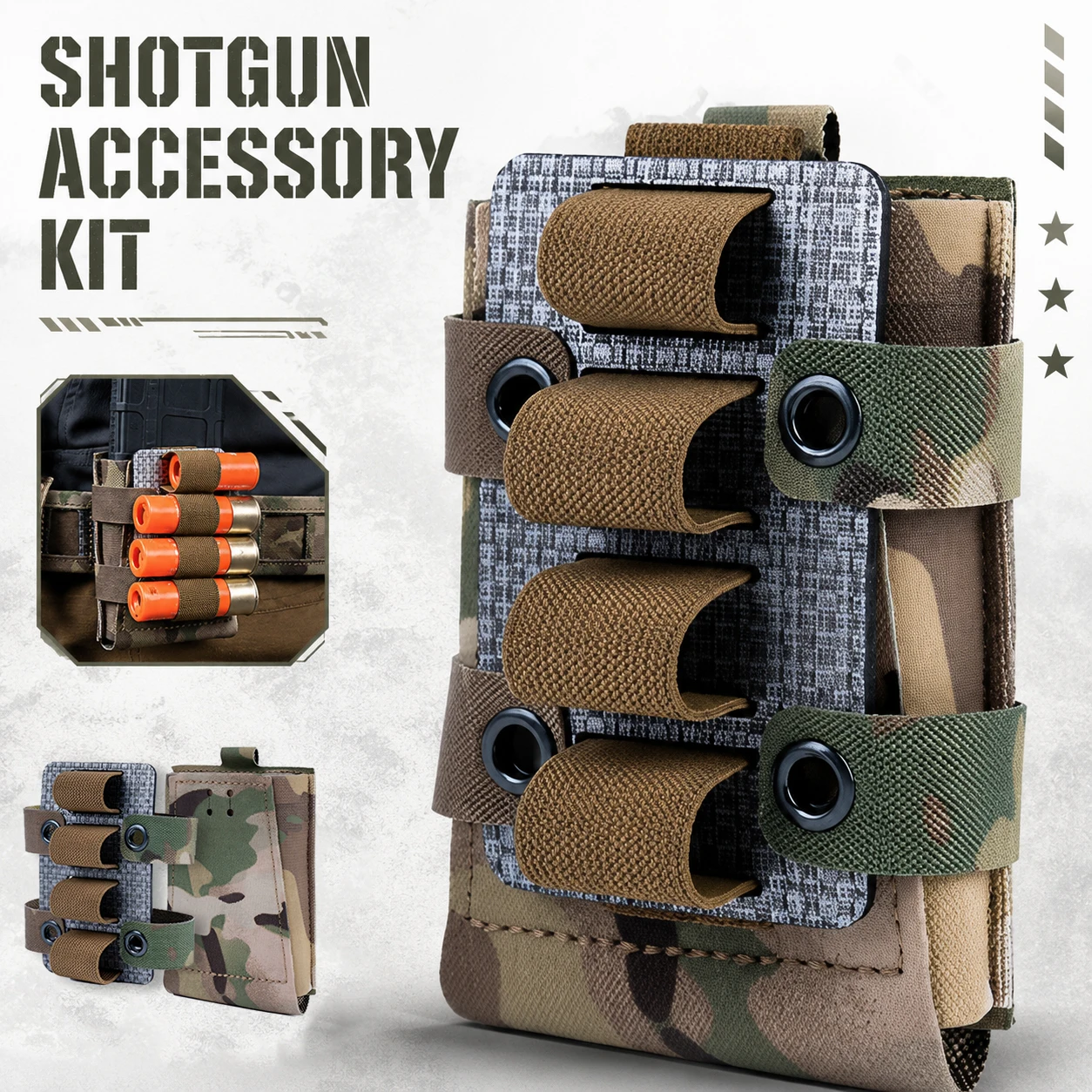 Tactical Shotgun Shell Holder, Elastic Ammo Bandolier Belt for Hunting Airsoft Shooting,12 # Battery Pack SHOTGUN SHELL SLEEVE
Tactical Shotgun Shell Holder, Elastic Ammo Bandolier Belt for Hunting Airsoft Shooting,12 # Battery Pack SHOTGUN SHELL SLEEVE