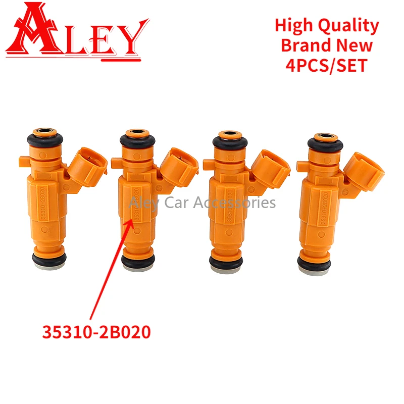 4PCS New 353102B020 35310-2B020 3531037150 9260930074 Fuel Injector For i20 i30 For Cerato Rio Venga 1.4 1.6
4PCS New 353102B020 35310-2B020 3531037150 9260930074 Fuel Injector For i20 i30 For Cerato Rio Venga 1.4 1.6