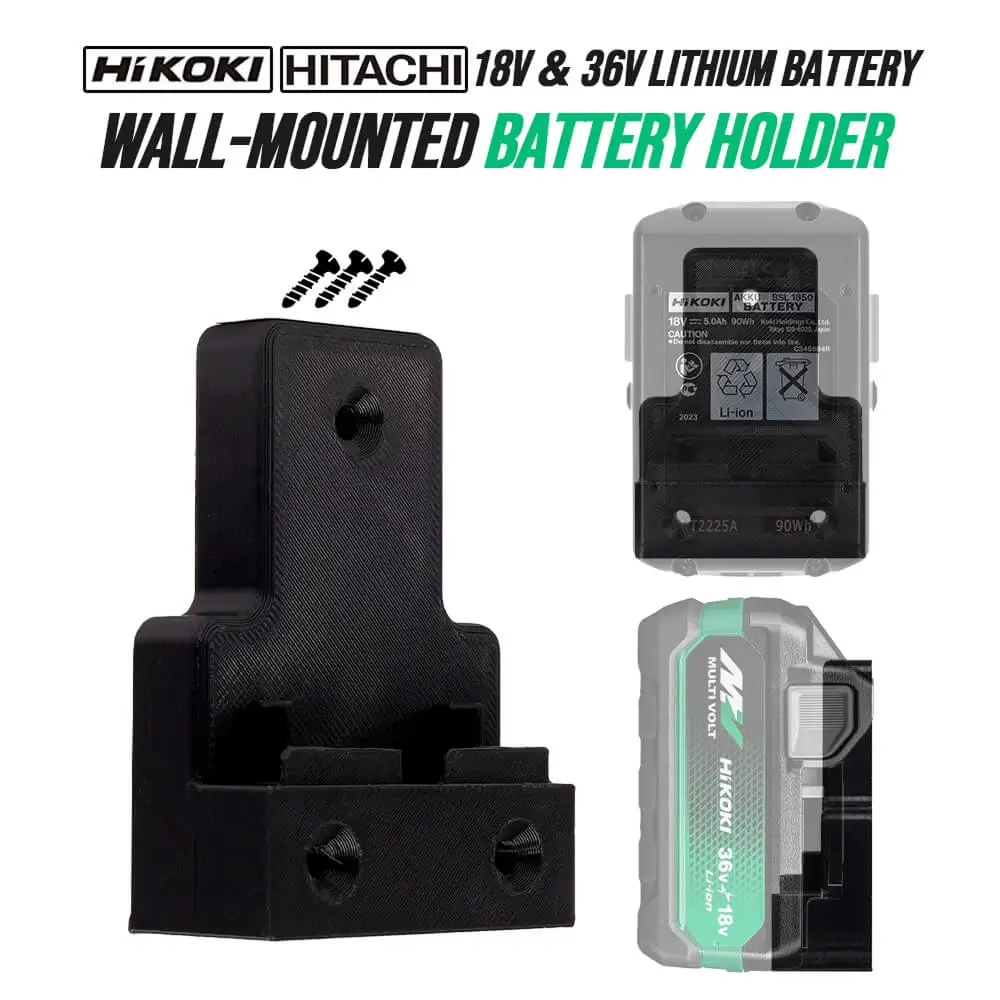 for Hikoki Hitachi 18V Lithium Battery Holder
for Hikoki Hitachi 18V Lithium Battery Holder