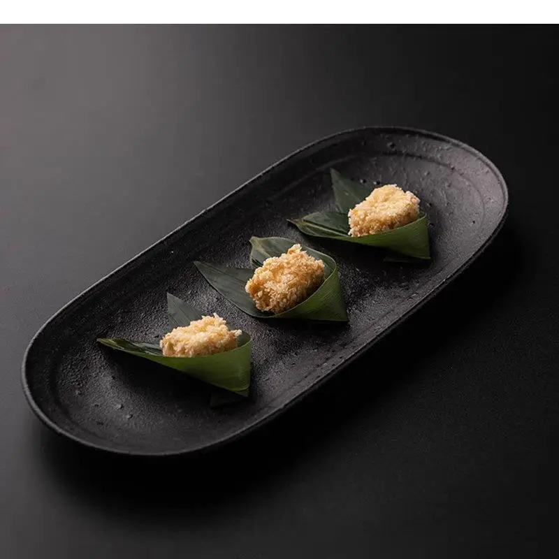 Ceramic Dinner Plate Oval Sushi Dessert Snack Plates Pasta Salad Dish Restaurant Specialty Tableware
Ceramic Dinner Plate Oval Sushi Dessert Snack Plates Pasta Salad Dish Restaurant Specialty Tableware