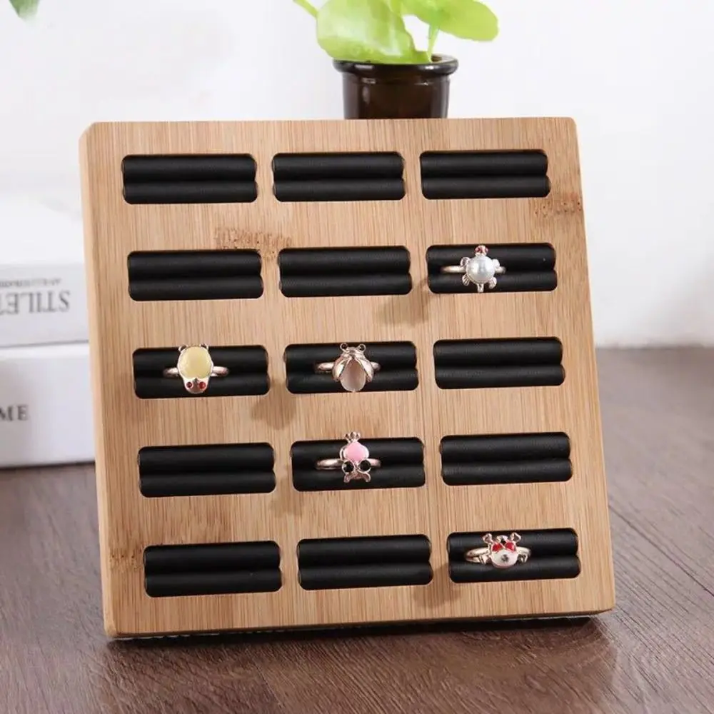 15 Grids Ring Storage Tray Exquisite Design Support Stand Jewelry Display Rack Wooden Display Plate Jewelry Earrings Organizer
15 Grids Ring Storage Tray Exquisite Design Support Stand Jewelry Display Rack Wooden Display Plate Jewelry Earrings Organizer