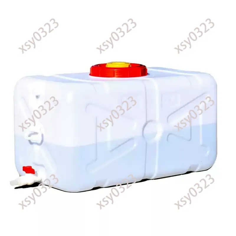 300L Food Grade Plastic Water Tank, Thickened Horizontal Rectangular Storage Bucket