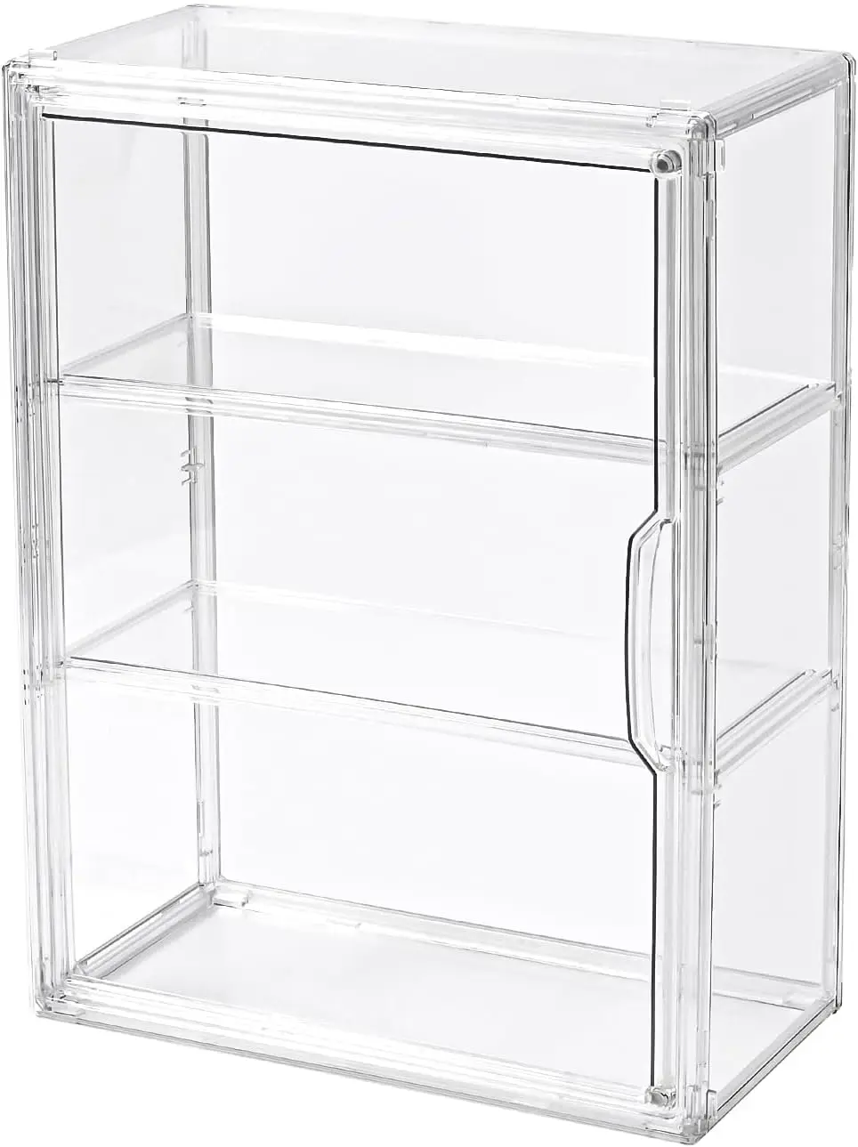 3-Tier Clear Display Case with Magnetic Door, Adjustable Shelves for Collectibles, Large 1 Pack
3-Tier Clear Display Case with Magnetic Door, Adjustable Shelves for Collectibles, Large 1 Pack