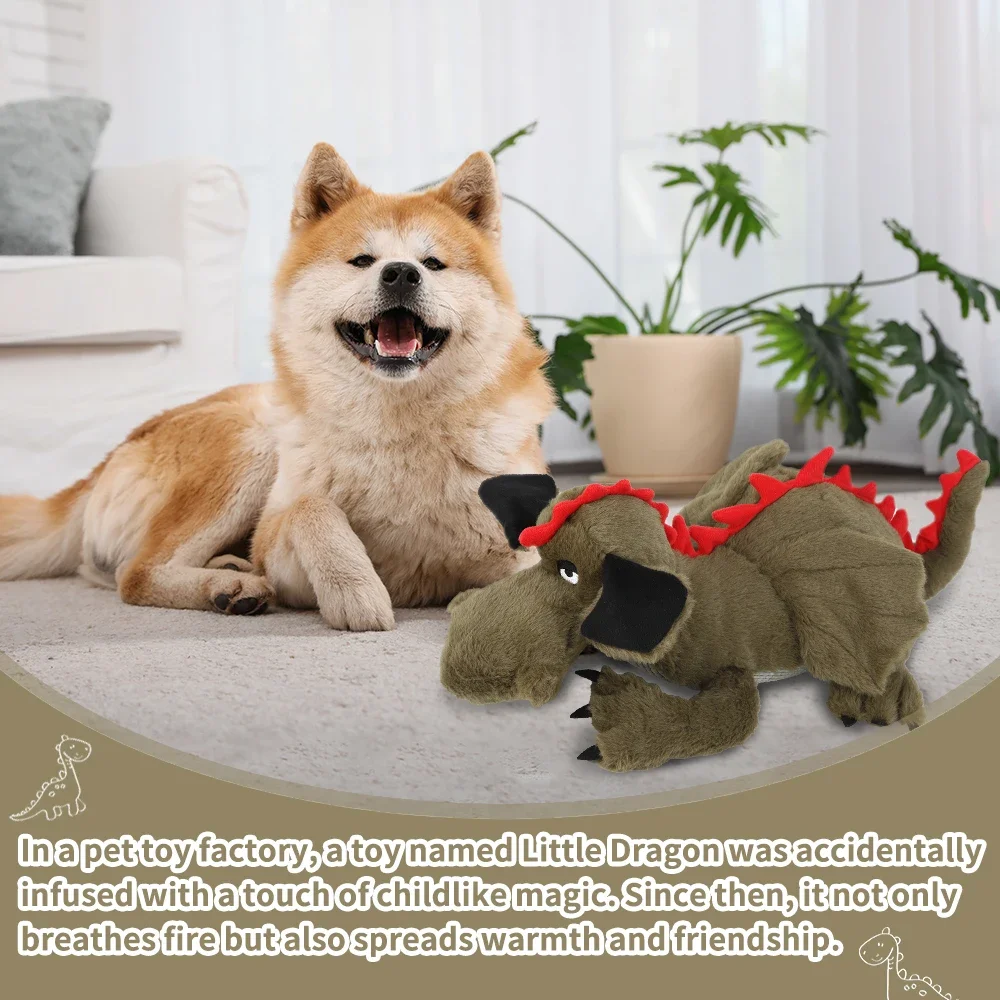 Fire Dragon Heartbeat Plush Dog Toy for Puppies Behavioral Training Sleep Aid Smart Pet Companion Soft Toy for Dogs
Fire Dragon Heartbeat Plush Dog Toy for Puppies Behavioral Training Sleep Aid Smart Pet Companion Soft Toy for Dogs