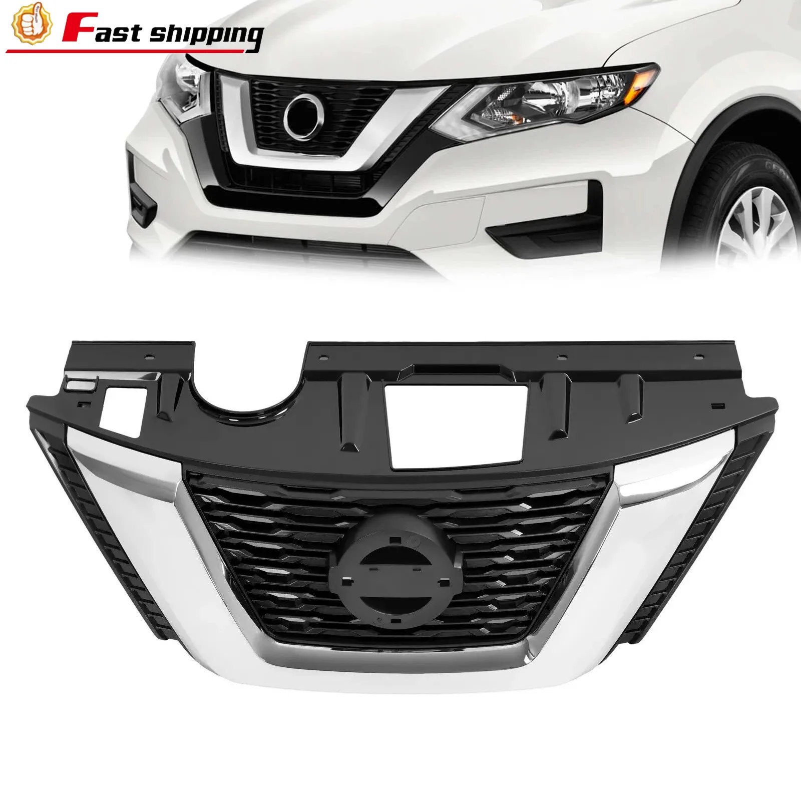 For Nissan Rogue 2017 20 18 2020 #NI1200281 Front Chrome Bumper Grille Upper
For Nissan Rogue 2017 20 18 2020 #NI1200281 Front Chrome Bumper Grille Upper