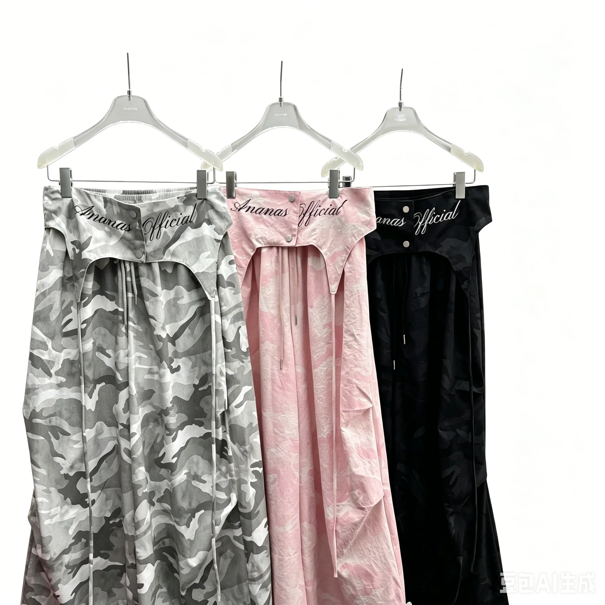 American Sweet Hot Women Camo Print Cargo Pants Attached Waist Skirt Overlay High Waist Wide Leg Streetwear Trousers New Summer
American Sweet Hot Women Camo Print Cargo Pants Attached Waist Skirt Overlay High Waist Wide Leg Streetwear Trousers New Summer