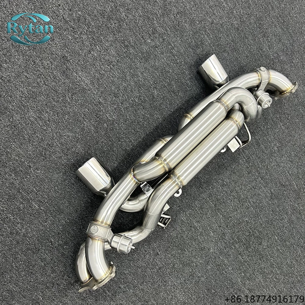 Valved 304 Stainless Steel Valvetronic Exhaust Pipe System Catback for GT4 with 304 Stainless Steel Tips
Valved 304 Stainless Steel Valvetronic Exhaust Pipe System Catback for GT4 with 304 Stainless Steel Tips