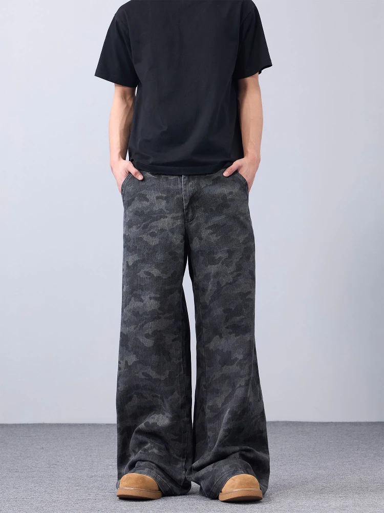 Американские ретро-брюки-карго в стиле камуфляж для мужчин и женщин, модные свободные брюки-клеш с эффектом «вытянутого ножа», длинные брюки в стиле High Street
Американские ретро-брюки-карго в стиле камуфляж для мужчин и женщин, модные свободные брюки-клеш с эффектом «вытянутого ножа», длинные брюки в стиле High Street