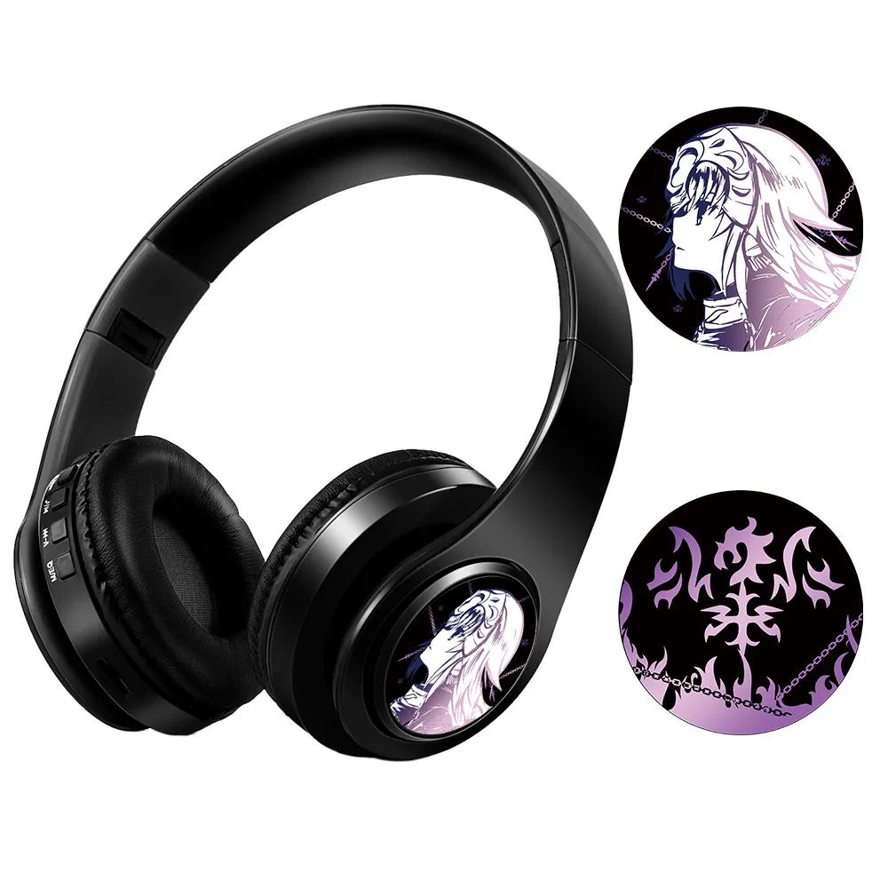Прохладная Беспроводная Bluetooth-гарнитура с аниме Fate/Grand Order FGO, поворачивающаяся на голову, с разъемом для карты, наушники для мобильного телефона
Прохладная Беспроводная Bluetooth-гарнитура с аниме Fate/Grand Order FGO, поворачивающаяся на голову, с разъемом для карты, наушники для мобильного телефона