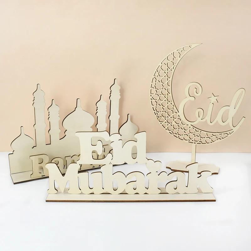 Eid Mubarak Wooden Ornaments Ramadan Kareem Decoration 2023 Home Islamic Muslim Festival Party Favor Supplies Eid AL Adha Gifts
Eid Mubarak Wooden Ornaments Ramadan Kareem Decoration 2023 Home Islamic Muslim Festival Party Favor Supplies Eid AL Adha Gifts