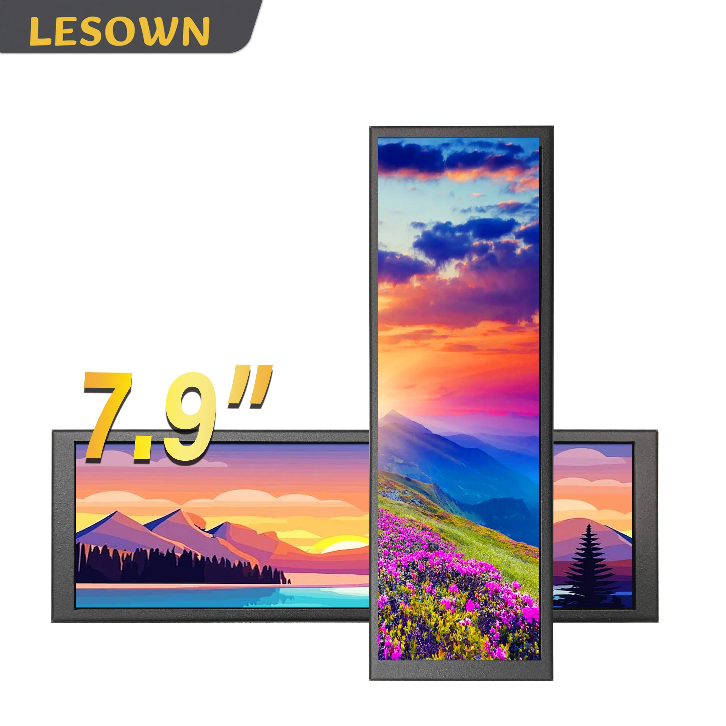 LESOWN 6,9 7,9 8,8 11,3-дюймовый компактный широкий дисплей, портативный барный экран для игровых приставок для ноутбуков, легкий и удобный для путешествий
LESOWN 6,9 7,9 8,8 11,3-дюймовый компактный широкий дисплей, портативный барный экран для игровых приставок для ноутбуков, легкий и удобный для путешествий