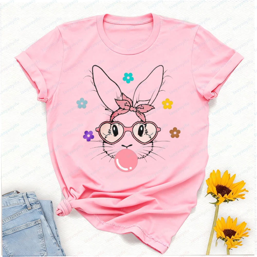 Cool Bunny Shirt Bubble Gum Rabbit Tee Girls Easter Top Heart Glasses Outfit Funny Spring T-Shirt Toddler Gift Women Clothes Top
Cool Bunny Shirt Bubble Gum Rabbit Tee Girls Easter Top Heart Glasses Outfit Funny Spring T-Shirt Toddler Gift Women Clothes Top