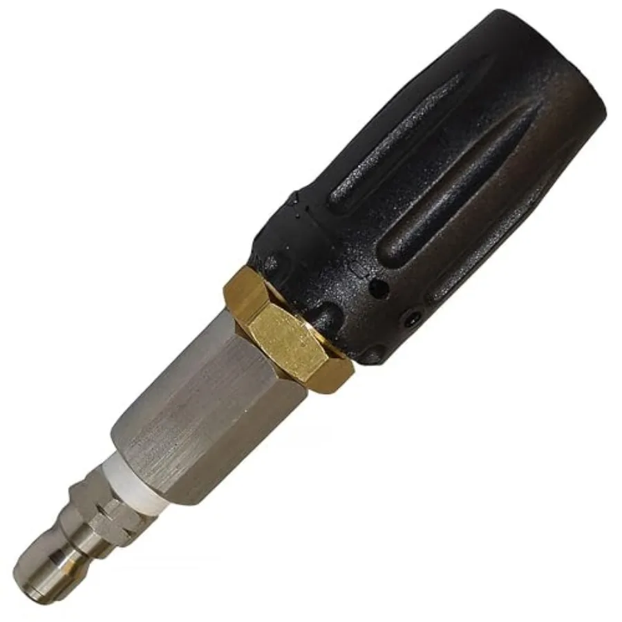 Pressure washer downstream soft wash nozzle: adjustable 0-60 spray pattern low-to-high reach durable polymer construction black
Pressure washer downstream soft wash nozzle: adjustable 0-60 spray pattern low-to-high reach durable polymer construction black