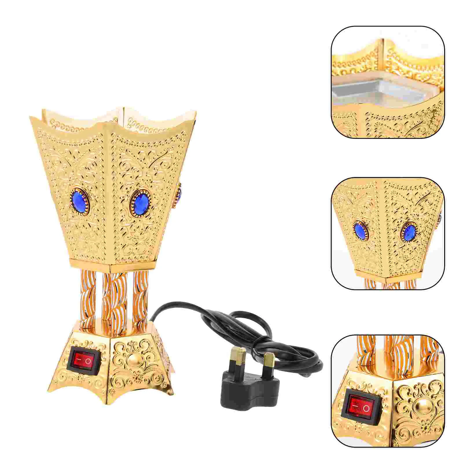 Plug-in Incense Burner Decorative Aroma Electric Metal Iron Retro Censer for Decoration
Plug-in Incense Burner Decorative Aroma Electric Metal Iron Retro Censer for Decoration