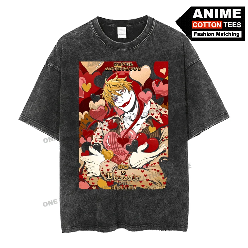 Anime Peripheral Clothing ONE PIECE -Donquixote Rosinante Print T Shirt y2k Street styl Men Women Short Sleeve Cotton Loose Tees
Anime Peripheral Clothing ONE PIECE -Donquixote Rosinante Print T Shirt y2k Street styl Men Women Short Sleeve Cotton Loose Tees
